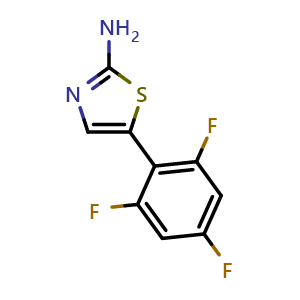 5-(2,4,6-Trifluorophenyl)thiazol-2-amine
