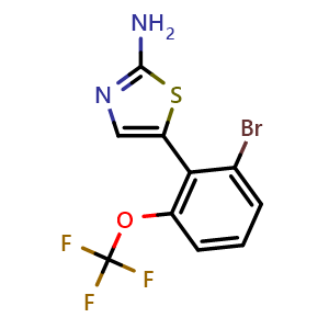 5-(2-Bromo-6-(trifluoromethoxy)phenyl)thiazol-2-amine