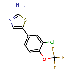 5-(3-Chloro-4-(trifluoromethoxy)phenyl)thiazol-2-amine