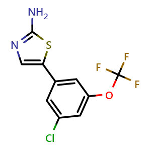 5-(3-Chloro-5-(trifluoromethoxy)phenyl)thiazol-2-amine