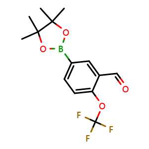 5-(4,4,5,5-tetramethyl-1,3,2-dioxaborolan-2-yl)-2-(trifluoromethoxy)benzaldehyde