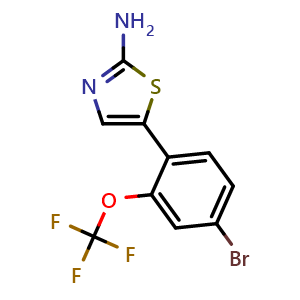 5-(4-Bromo-2-(trifluoromethoxy)phenyl)thiazol-2-amine
