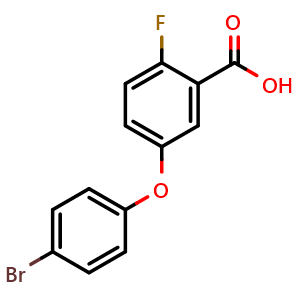 5-(4-Bromophenoxy)-2-fluorobenzoic acid