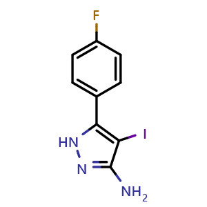 5-(4-Fluorophenyl)-4-iodo-1H-pyrazol-3-amine