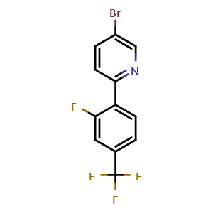 5-Bromo-2-(2-fluoro-4-(trifluoromethyl)phenyl)pyridine