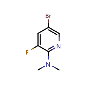 5-BroMo-3-fluoro-2-diMethylaMinopyridine