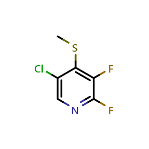 5-Chloro-2,3-difluoro-4-(methylthio)pyridine