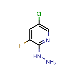 5-chloro-3-fluoro-2-hydrazinylpyridine