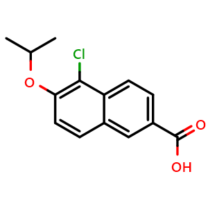 5-Chloro-6-isopropoxy-2-naphthoic acid