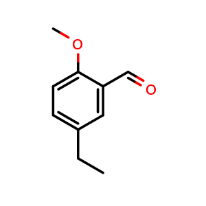 Chemical structure of 5-Ethyl-2-methoxybenzaldehyde , CAS 85944-02-1, AChemBlock X179902