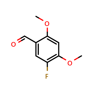 Chemical structure of 5-Fluoro-2,4-dimethoxybenzaldehyde , CAS 155831-46-2, AChemBlock X179909