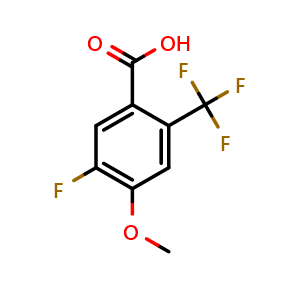 5-Fluoro-4-methoxy-2-(trifluoromethyl)benzoic acid