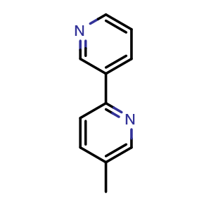 Chemical structure of 5-Methyl-2,3'-bipyridine , CAS 26844-80-4, AChemBlock X179968