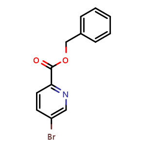 Chemical structure of Benzyl 5-bromopicolinate , CAS 188052-14-4, AChemBlock X180194