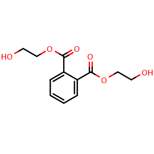 Chemical structure of Bis(2-hydroxyethyl) phthalate , CAS 84-73-1, AChemBlock X180202