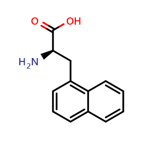 Chemical structure of D-3-(1-Naphthyl)-alanine , CAS 78306-92-0, AChemBlock X180222