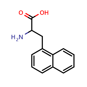 Chemical structure of DL-3-(1-Naphthyl)-alanine , CAS 28095-56-9, AChemBlock X180246