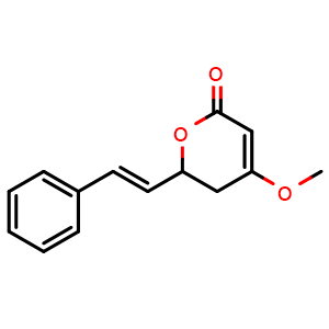Chemical structure of DL-Kawain , CAS 3155-48-4, AChemBlock X180251