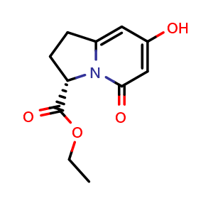 ethyl (3S)-7-hydroxy-5-oxo-1,2,3,5-tetrahydroindolizine-3-carboxylate