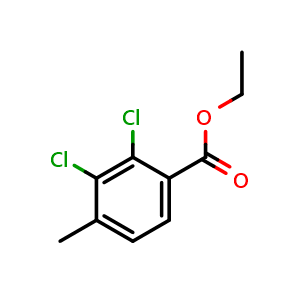 Chemical structure of Ethyl 2,3-dichloro-4-methylbenzoate , CAS 1803844-86-1, AChemBlock X180285