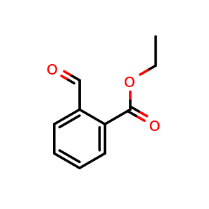Chemical structure of Ethyl 2-formylbenzoate , CAS 34046-43-0, AChemBlock X180391