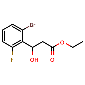 Ethyl 3-(2-bromo-6-fluorophenyl)-3-hydroxypropanoate