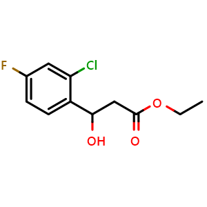 Ethyl 3-(2-chloro-4-fluorophenyl)-3-hydroxypropanoate