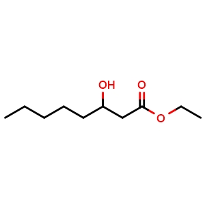 Chemical structure of Ethyl 3-hydroxyoctanoate , CAS 7367-90-0, AChemBlock X180553