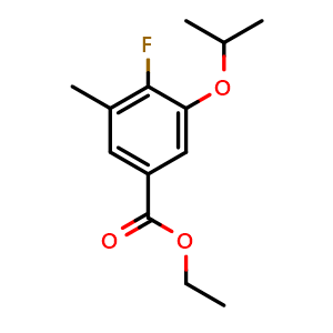 Ethyl 4-fluoro-3-isopropoxy-5-methylbenzoate