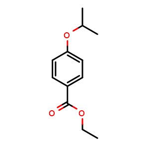 Chemical structure of Ethyl 4-isopropoxybenzoate , CAS 122488-52-2, AChemBlock X180628