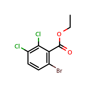 Chemical structure of Ethyl 6-bromo-2,3-dichlorobenzoate , CAS 2167328-19-8, AChemBlock X180690