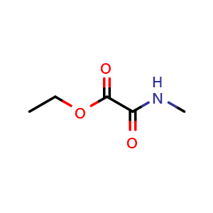 Chemical structure of ethyl N-methyloxamate , CAS 18522-95-7, AChemBlock X180716