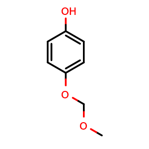 Chemical structure of hydroquinone monomethoxymethyl ether , CAS 57433-93-9, AChemBlock X180724