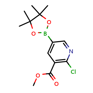 Methyl 2-chloro-5-(4,4,5,5-tetramethyl-1,3,2-dioxaborolan-2-yl)nicotinate