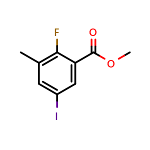 methyl 2-fluoro-5-iodo-3-methylbenzoate