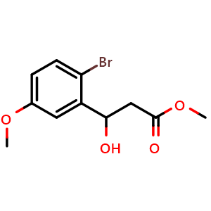 Methyl 3-(2-bromo-5-methoxyphenyl)-3-hydroxypropanoate