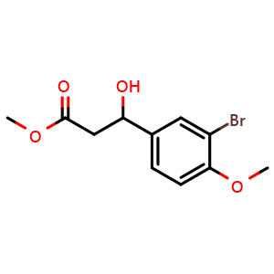 Methyl 3-(3-bromo-4-methoxyphenyl)-3-hydroxypropanoate