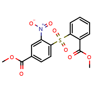 methyl 4-(2-(methoxycarbonyl)phenylsulfonyl)-3-nitrobenzoate