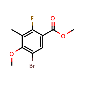 Methyl 5-bromo-2-fluoro-4-methoxy-3-methylbenzoate
