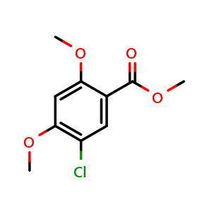 Chemical structure of Methyl 5-chloro-2,4-dimethoxybenzoate , CAS 174261-01-9, AChemBlock X181146