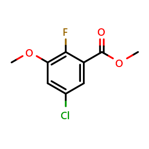 Methyl 5-chloro-2-fluoro-3-methoxybenzoate