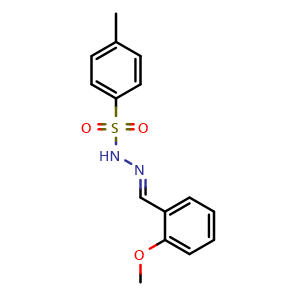 Chemical structure of N'-(2-methoxybenzylidene)-4-methylbenzenesulfonohydrazide , CAS 19350-71-1, AChemBlock X181267