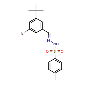 N'-(3-bromo-5-(tert-butyl)benzylidene)-4-methylbenzenesulfonohydrazide