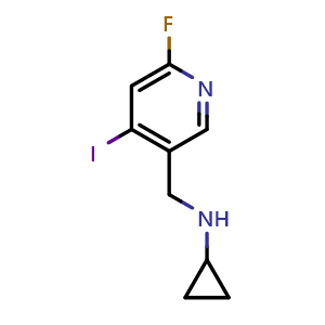 n-cyclopropyl-6-fluoro-4-iodo-3-pyridinemethanamine