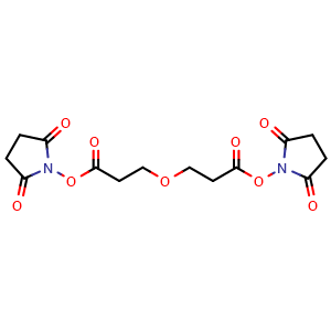 Chemical structure of NHS-PEG1-NHS , CAS 65869-64-9, AChemBlock X181414