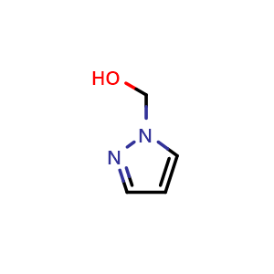 Chemical structure of pyrazol-1-ylmethanol , CAS 1120-82-7, AChemBlock X181444