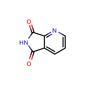 Chemical structure of Pyridine-2,3-dicarboximide , CAS 4664-00-0, AChemBlock X181447