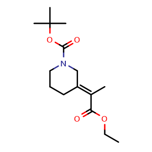 tert-butyl 3-(1-ethoxy-1-oxopropan-2-ylidene)piperidine-1-carboxylate