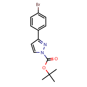 tert-Butyl 3-(4-bromophenyl)-1H-pyrazole-1-carboxylate