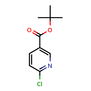 Chemical structure of Tert-butyl 6-chloronicotinate , CAS 115309-57-4, AChemBlock X181536